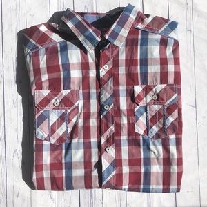 Plaid button down 2xl men’s plaid button down NWOT